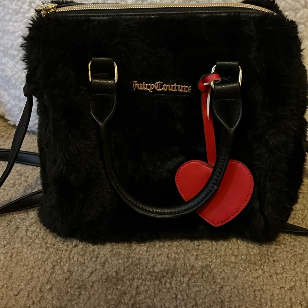 Juicy couture fuzzy bag